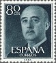 Spain 1955 General Franco 80 CTS Green Edifil 1152